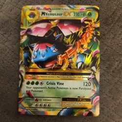 2016 Mega Venusaur EX Ultra Rare Pokemon TCG XY Evolutions Holo Card 2/108 NM/LP - Image 1