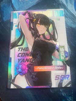 Anime Waifu Card - Holo Collectible CCG - Sexy Art - Rare Girl Card - Image 1
