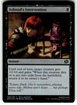 Ashnod's Intervention The Brothers' War Foil MTG NM - Image 1