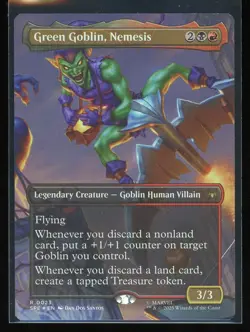 Green Goblin, Nemesis 2025 Magic: The Gathering Marvel's Spider-Man Rare #23 - Image 1