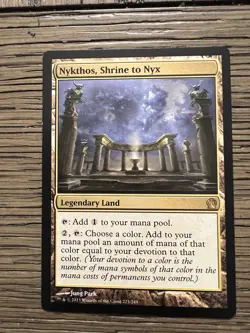 Nykthos, Shrine to NYX Theros MTG Magic the Gathering Rare Land - Image 1