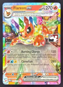 2025 Pokemon SV Prismatic Evolutions - PRE EN Promos #014/131 Flareon ex - Image 1