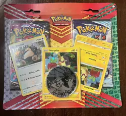 Morpeko, Snorlax, Applin Pokemon Promo 2 Pack Blister *ERROR* Factory Sealed 820650809842 - Image 1