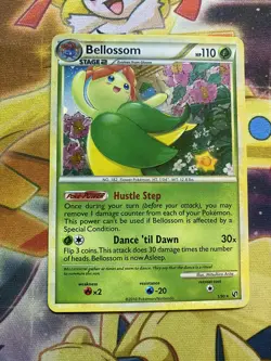 Pokemon TCG Bellossom Undaunted 1/90 Regular Holo Rare NM - Image 1