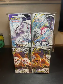 Pokemon booster box lot , SWSH, Brilliant Stars, Silver Tempest, Chilling Reign - Image 2