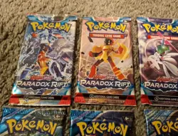 Pokemon TCG Loose Booster Pack lot of 8 Paradox Rift, Twilight Masquerade.. - Image 2