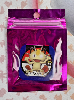 Meowth 8-42 Tretta Regular Blue Japanese Pokemon Arcade Game Chip 🍄 - Image 1