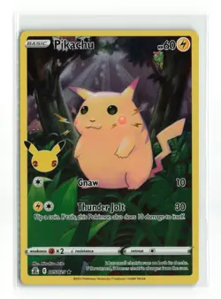 PIKACHU 005/025 CELEBRATIONS POKEMON TCG LP - Image 1