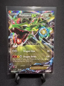 Pokemon TCG Rayquaza EX XY73 Ultra Rare Holo Black Star Promo NM - Image 1