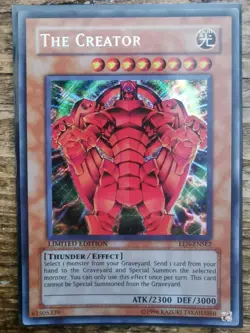 Yu-Gi-Oh The Creator EEN-ENSE2 Secret Rare Card Limited Edition - Image 1
