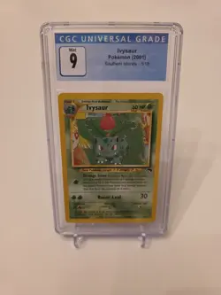 Ivysaur 5/18 Vintage WOTC Pokemon Card Southern Island Non-Holo CGC Mint 9 - Image 1