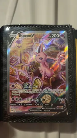 2021 Pokemon TCG Card Espeon V 180/203 Evolving Skies Full Art Alt Art - Image 1