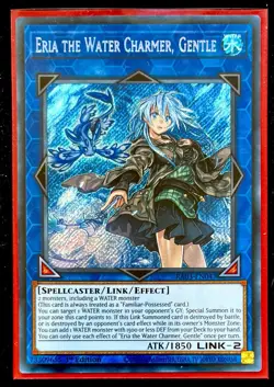 Eria the Water Charmer, Gentle Secret Rare 1st Edition Mint Card [RA03-EN047] - Image 1