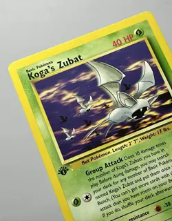Koga's Zubat 83/132 (NM) 1st Edition Common Gym Challenge 2000 WOTC Pokemon Card - Image 4