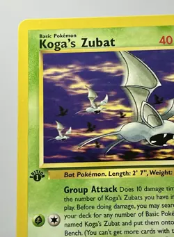 Koga's Zubat 83/132 (NM) 1st Edition Common Gym Challenge 2000 WOTC Pokemon Card - Image 5