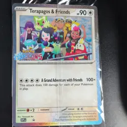 Pokemon Surging Sparks SVP Terapagos & Friends Jumbo Promo Card Sealed - Image 1