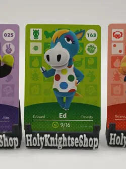 (US) 3 DIFFERENT AUTHENTIC ANIMAL CROSSING SERIES CARD LOT! NM - Image 3