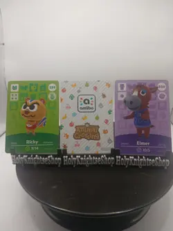 (US) 3 DIFFERENT AUTHENTIC ANIMAL CROSSING MIXED SERIES CARD BUNDLE LOT! NM #2 - Image 2