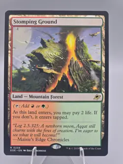 MtG Stomping Ground 258 Edge of Eternities Regular NM - Image 1