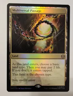 Mtg Spider-Man Multiversal Passage NM Foil - Image 1