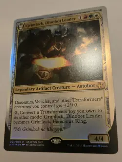 Grimlock, Dinobot Leader Grimlock, Ferocious King Media Promos Foil - Image 1