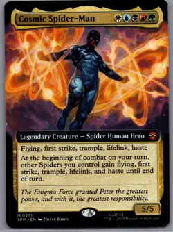 MTG Cosmic Spider-Man 0271 Regular (Extended Art) Marvel’s Spider-Man SPM - Image 1