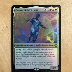 NM Cosmic Spider-Man, MTG, Marvel's Spider-Man, Magic the Gathering - Image 3