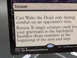 Wake the Dead Commander 2014 Regular - Image 2