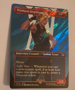 Prompto Argentum Surge FOIL NM/M FINAL FANTASY Magic the Gathering MTG - Image 1