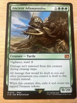 Ancient Adamantoise - M #172 MTG Final Fantasy FIN EN FF15 FFXV MYTHIC FREE SHIP - Image 1
