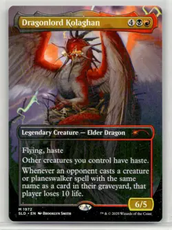 Near Mint Dragonlord Kolaghan (1972) #1972 Secret Lair W/Tracking - Image 1