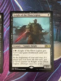 Knight of the Ebon Legion (NM) Core Set 2020 - MTG - Image 1