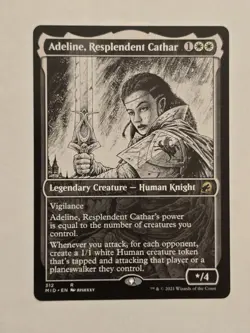 Adeline, Resplendent Cathar - Showcase - Midnight Hunt - Near Mint - MTG - Image 1