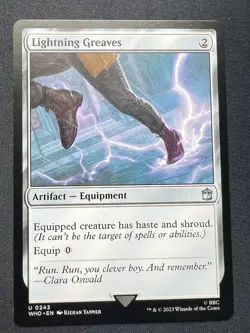 Lightning Greaves MTG Dr. Who Uncommon 243 NM - Image 1