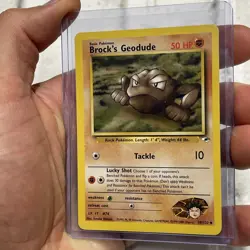 Pokemon TCG Brock's Geodude Gym Heroes 38/132 Regular Unlimited Uncommon NM/MT - Image 2