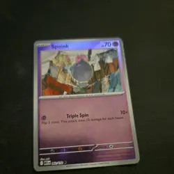Spoink 62/132 Mega Evolutions Reverse Holo Pokemon TCG - Image 1