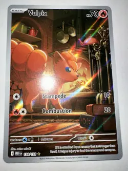 Vulpix Illustration Rare Pokemon Mega Evolution 138/132 Near Mint - Image 1