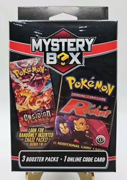Pokemon Mystery Box 3 Booster Packs (Seeded Chase Pack 1:10) FACTORY SEALED - Image 1