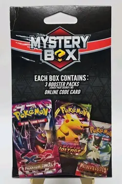 Pokemon Mystery Box 3 Booster Packs (Seeded Chase Pack 1:10) FACTORY SEALED - Image 2