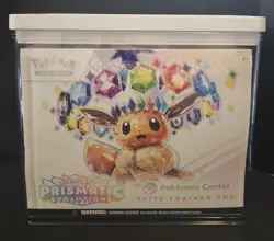 Prismatic Evolutions Pokemon Center Elite Trainer Box ETB Sealed In Protect Case - Image 1