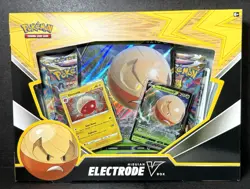 POKEMON TCG: HISUIAN Electrode V Box NEW FACTORY SEALED 820650871214 - Image 1
