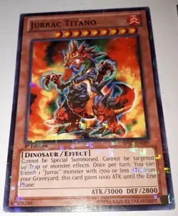 Yu-Gi-Oh! - Jurrac Titano - BP02-EN089 - Mosaic Rare 1st Edition NM/Mint - Image 1