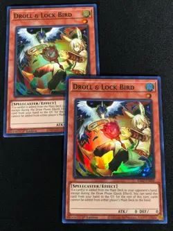 Yugioh Droll & Lock Bird RA02-EN006 1st Super x2 (NM) - Image 1