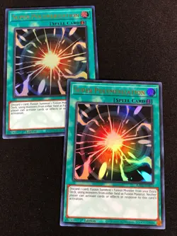 Yugioh Super Polymerization RA03-EN053 1st Ultra x2 (NM) - Image 1