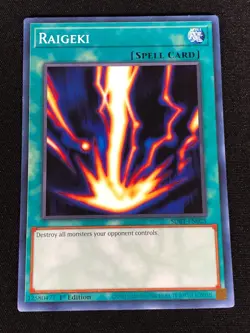 Yugioh Raigeki SDBT-EN025 1st Common (NM) - Image 1