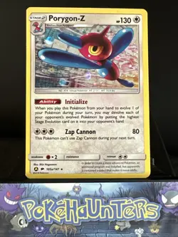 Pokemon Card Porygon-Z 105A/147 Cosmos Holo Rare Burning Shadows Played - Image 1