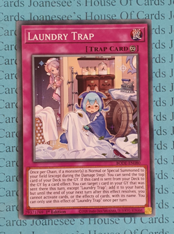 BODE-EN080 Laundry Trap Yu-Gi-Oh Card 1st Edition New - Image 1