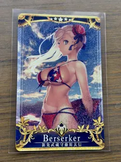 FGO Trading Card Musashi in Swimsuit Final Ascension Rare Condition Play - Image 1