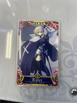 FGO Trading Card Jeanne dArc FGO AC 2017 Valentine Frame Rare Condition - Image 1