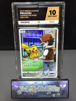 Pokemon Card Pikachu 054/049 Dream League Rare Japanese Character CHR Ace 10 - Image 1